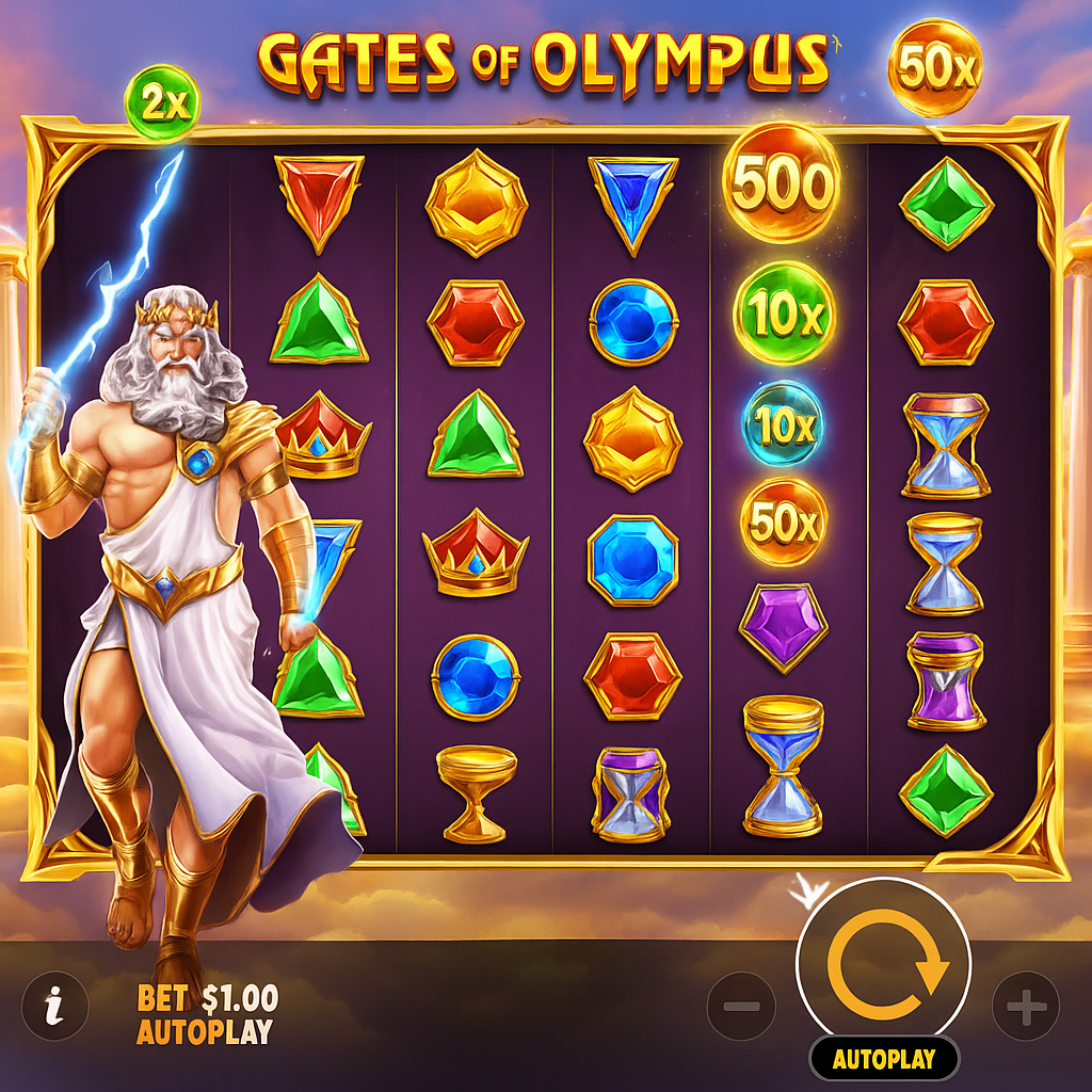 Vulkan Vegas - Gates of Olympus Slot Game